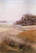 Julian Ashton View of Narth Head,Sydney Harbour 1888 Spain oil painting artist